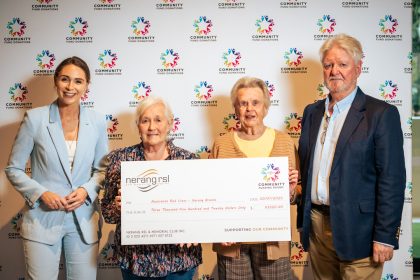 Elizabeth Vance and Shari Newton from Australian Red Cross – Nerang Branch pictured at Community Donation Day, representing the volunteer team.