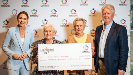 Elizabeth Vance and Shari Newton from Australian Red Cross – Nerang Branch pictured at Community Donation Day, representing the volunteer team.