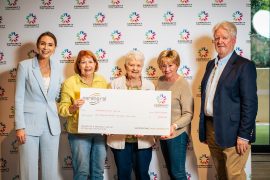 Representatives from Nerang BMX Club receiving their Community Fund cheque at Nerang RSL during Donation Day, Sunday 22 July 2025.